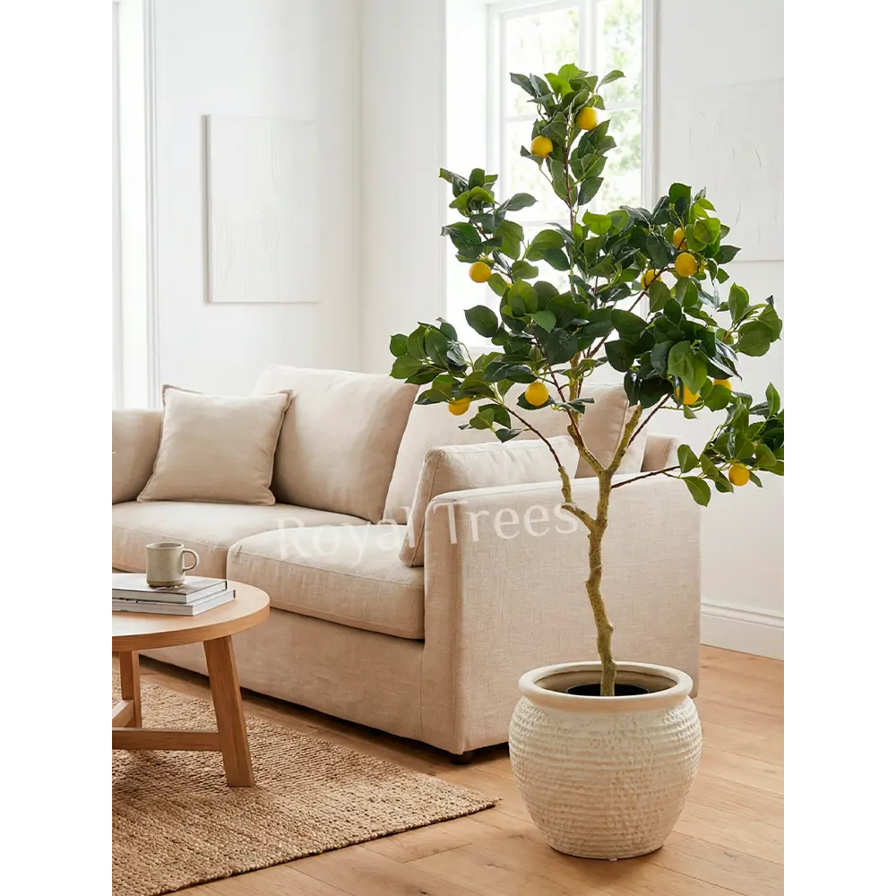 Фото 8 Искусственное растение Royal Trees Лимон в горшке 120 см