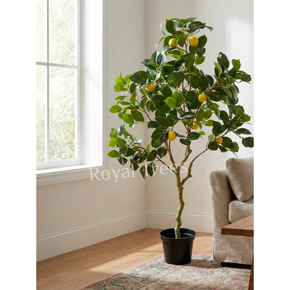 Фото 11 Искусственное растение Royal Trees Лимон в горшке 120 см