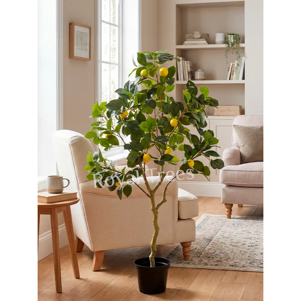 Фото 12 Искусственное растение Royal Trees Лимон в горшке 120 см