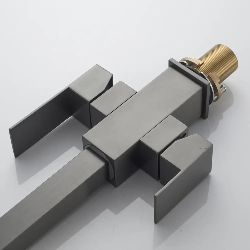 Фото 18 Смеситель для кухни Shevanik S148T-LM поворотный излив 32.5 см цвет оружейная сталь