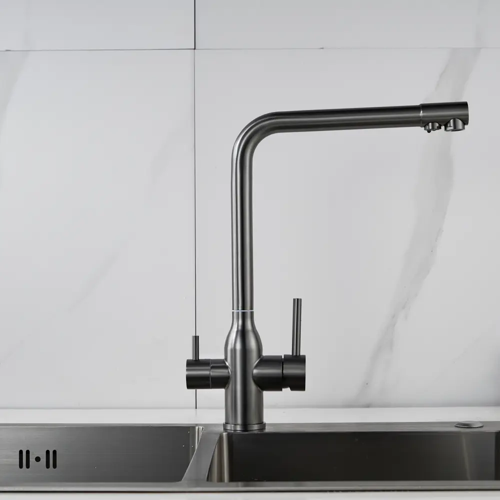 Фото 22 Смеситель для кухни Shevanik S248T-LM поворотный излив 34.2 см цвет оружейная сталь Фото 22 Смеситель для кухни Shevanik S248T-LM поворотный излив 34.2 см цвет оружейная сталь