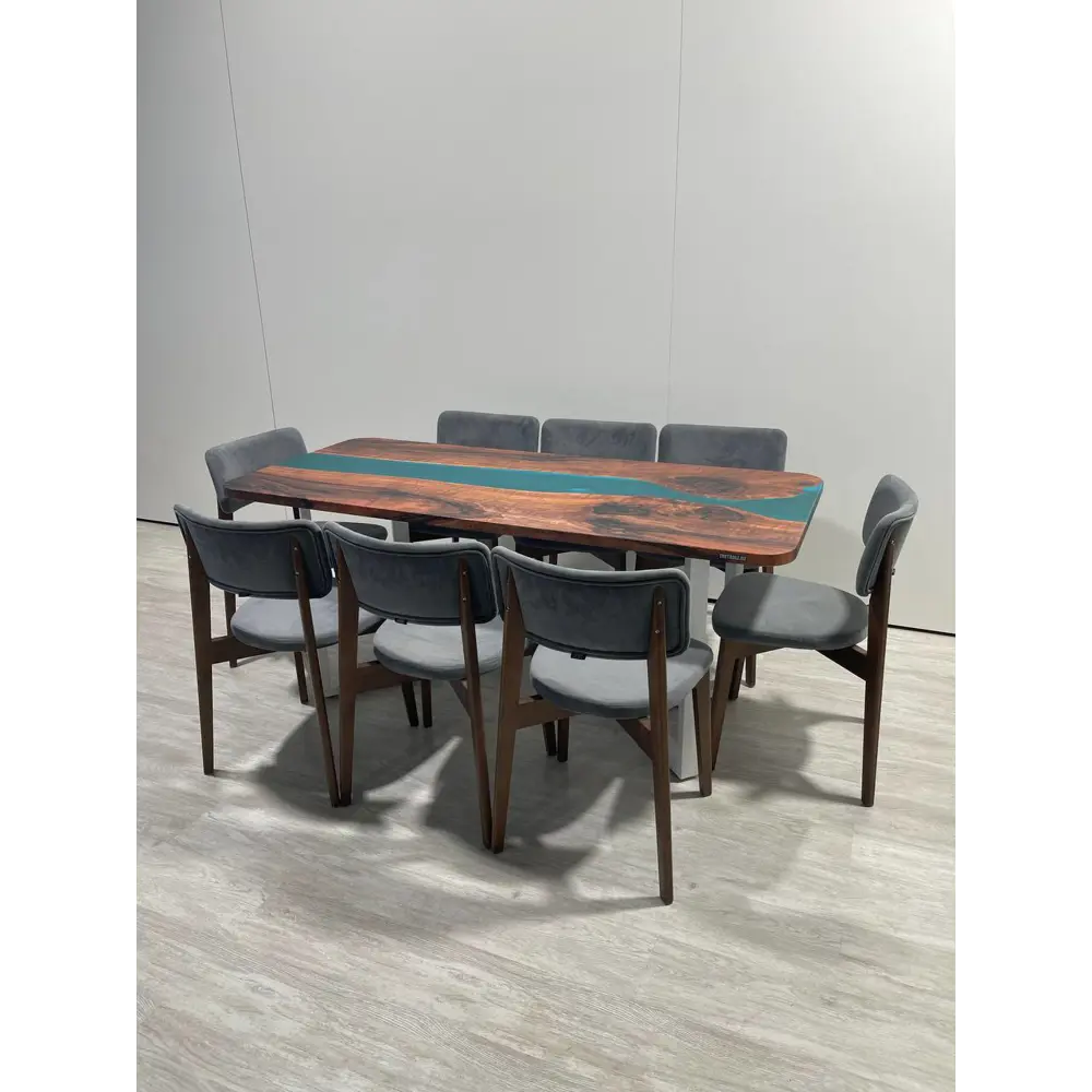 Фото 5 Стол прямоугольный Thetable 3.5 270 100 32 3.2 270x100 см композитный материал цвет коричневый Фото 5 Стол прямоугольный Thetable 3.5 270 100 32 3.2 270x100 см композитный материал цвет коричневый