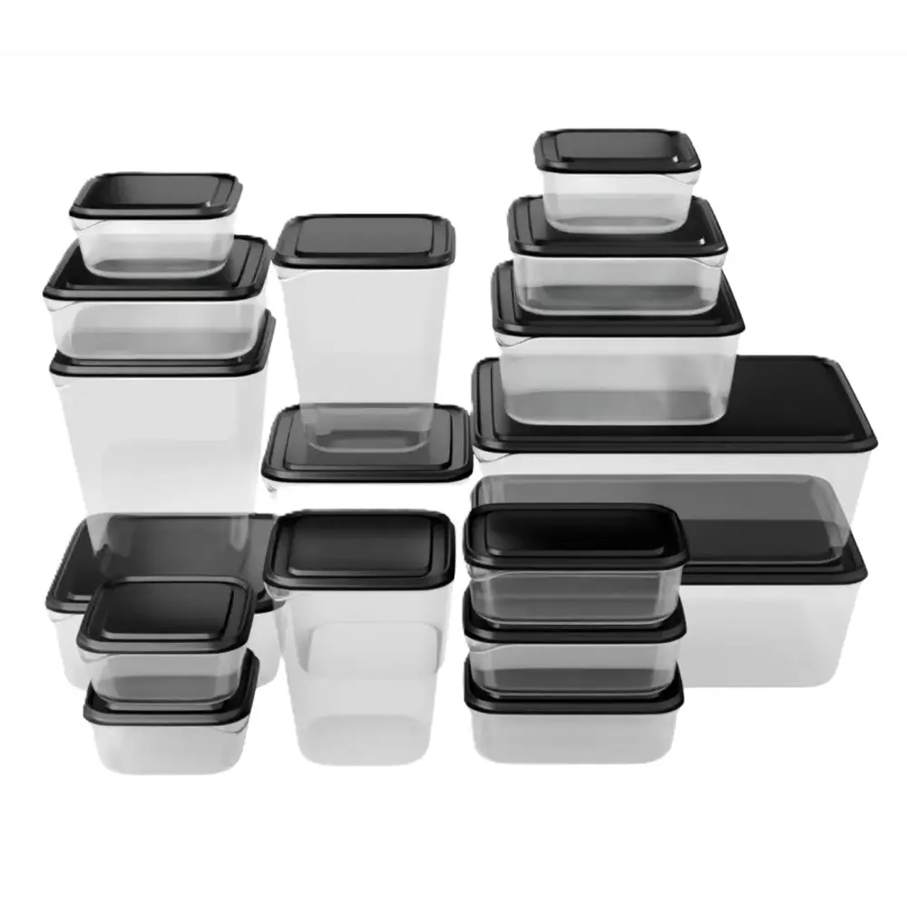 Фото Набор пищевых контейнеров Пруфа 9400 мл полипропилен прозрачный 17 шт. Фото Набор пищевых контейнеров Пруфа 9400 мл полипропилен прозрачный 17 шт.