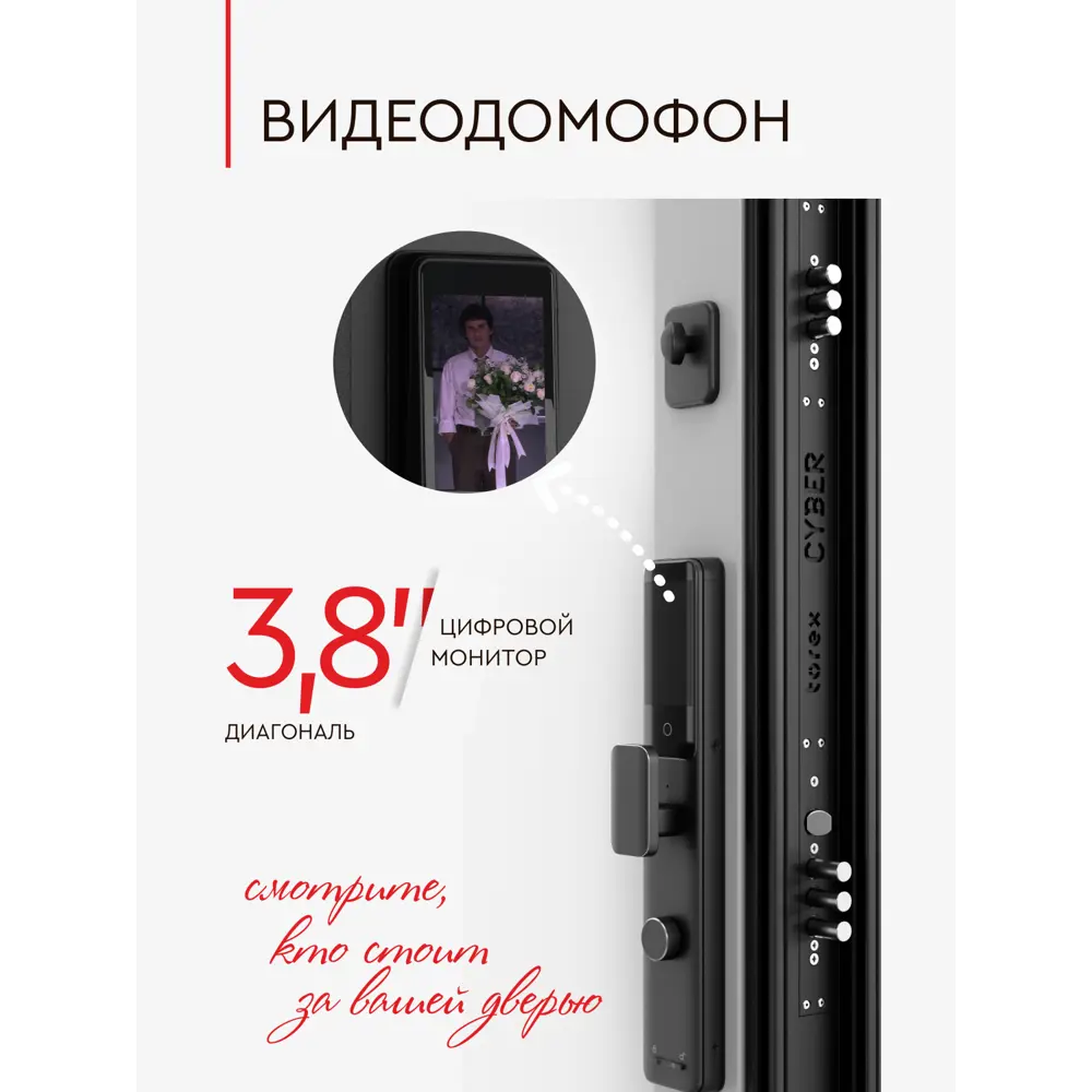 Фото 6 Входная дверь Torex Хьюго-3 правый 205x88см цвет колоре неро/бьянко с зеркалом Фото 6 Входная дверь Torex Хьюго-3 правый 205x88см цвет колоре неро/бьянко с зеркалом