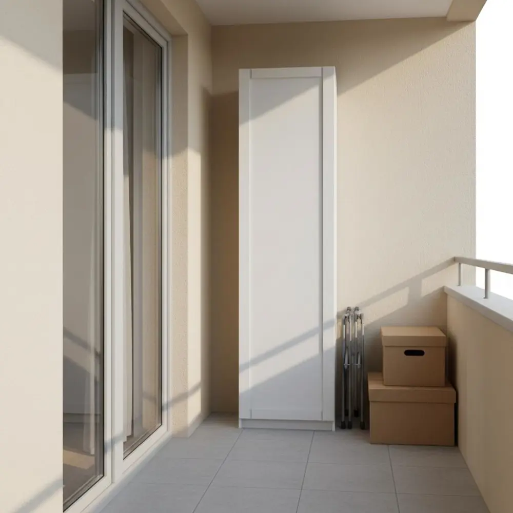 Фото 2 Шкаф распашной Байонна белый с 4 полками 60х232,2х54,5 ЛДСП каркас белый Фото 2 Шкаф распашной Байонна белый с 4 полками 60х232,2х54,5 ЛДСП каркас белый