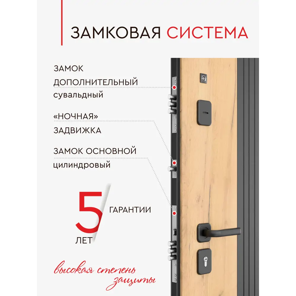 Фото 5 Входная дверь Torex Белла-10 левый 205x86см цвет черная шагрень и дуб золотой/бьянко с зеркалом Фото 5 Входная дверь Torex Белла-10 левый 205x86см цвет черная шагрень и дуб золотой/бьянко с зеркалом