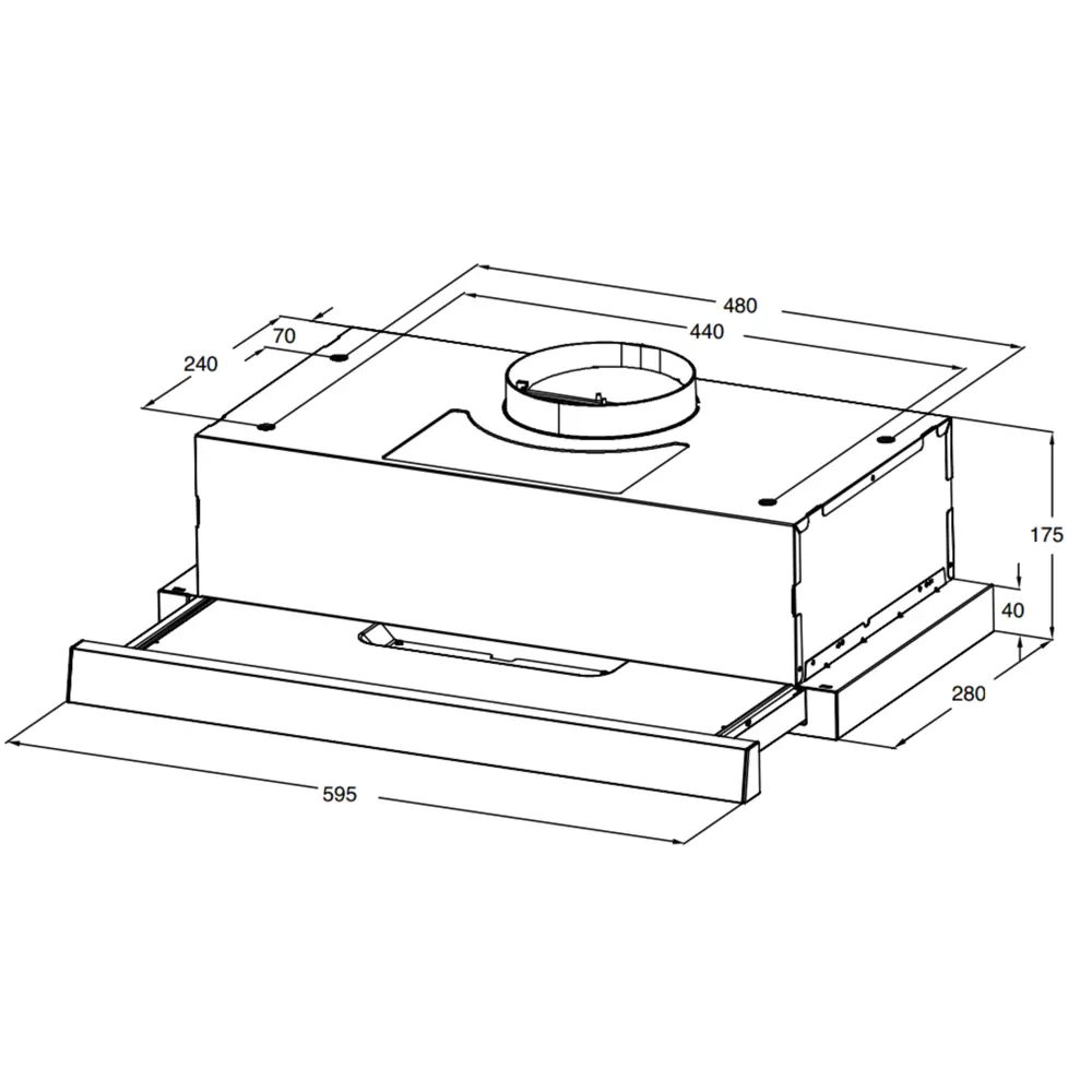 Фото 10 Вытяжка Weissgauff TEL 06 1M BM 60 см цвет черный
