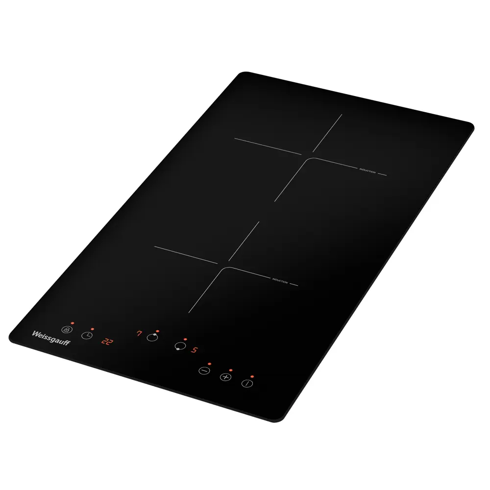 Фото 3 Индукционная варочная панель Weissgauff 32 BKS 28.8 см 2 конфорки цвет черный Фото 3 Индукционная варочная панель Weissgauff 32 BKS 28.8 см 2 конфорки цвет черный
