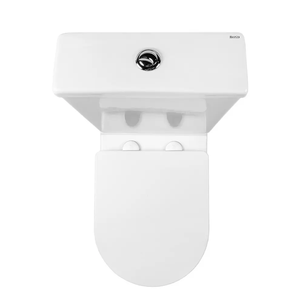 Фото 3 Унитаз-компакт безободковый Bond FL0300 Торнадо горизонтальный двойной слив