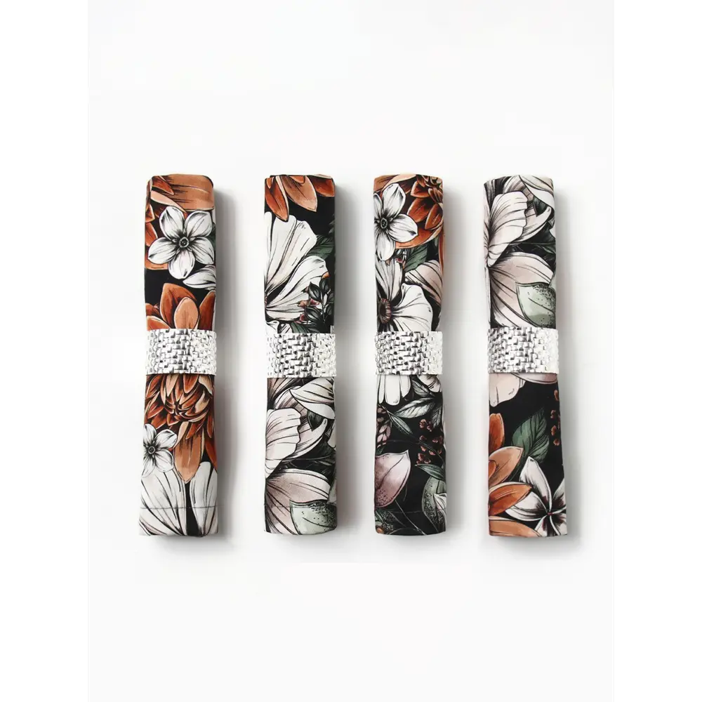 Фото 5 Салфетка Этель Meadow flower 40x40 см цвет бежевый 4 шт Фото 5 Салфетка Этель Meadow flower 40x40 см цвет бежевый 4 шт