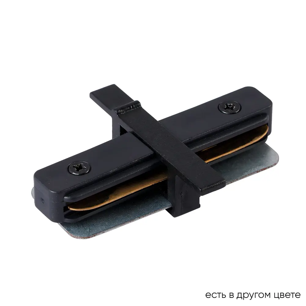 Фото Коннектор жесткий для шинопровода Crystal Lux Basic CLT 0.2211 01 BL линейный однофазный для встраиваемого шинопровода