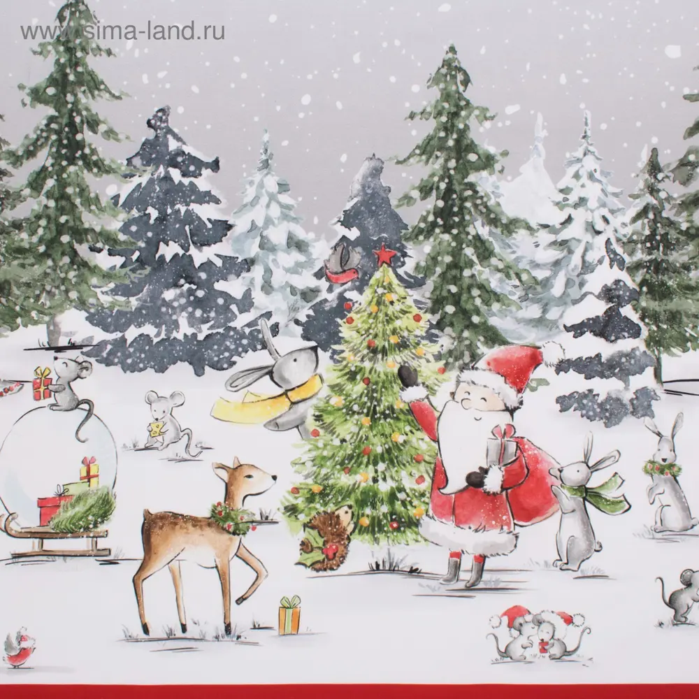 Фото 9 Скатерть на стол Этель Праздник в лесу квадратная 147x180 см цвет разноцветный Фото 9 Скатерть на стол Этель Праздник в лесу квадратная 147x180 см цвет разноцветный