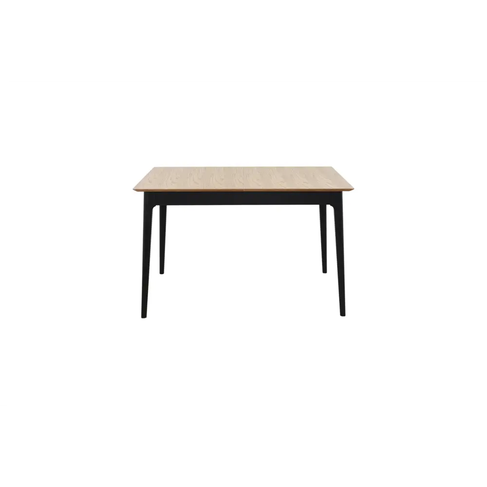 Фото 2 Кухонный стол прямоугольный Aurora 140x140 см мдф цвет дуб светлый/черн.