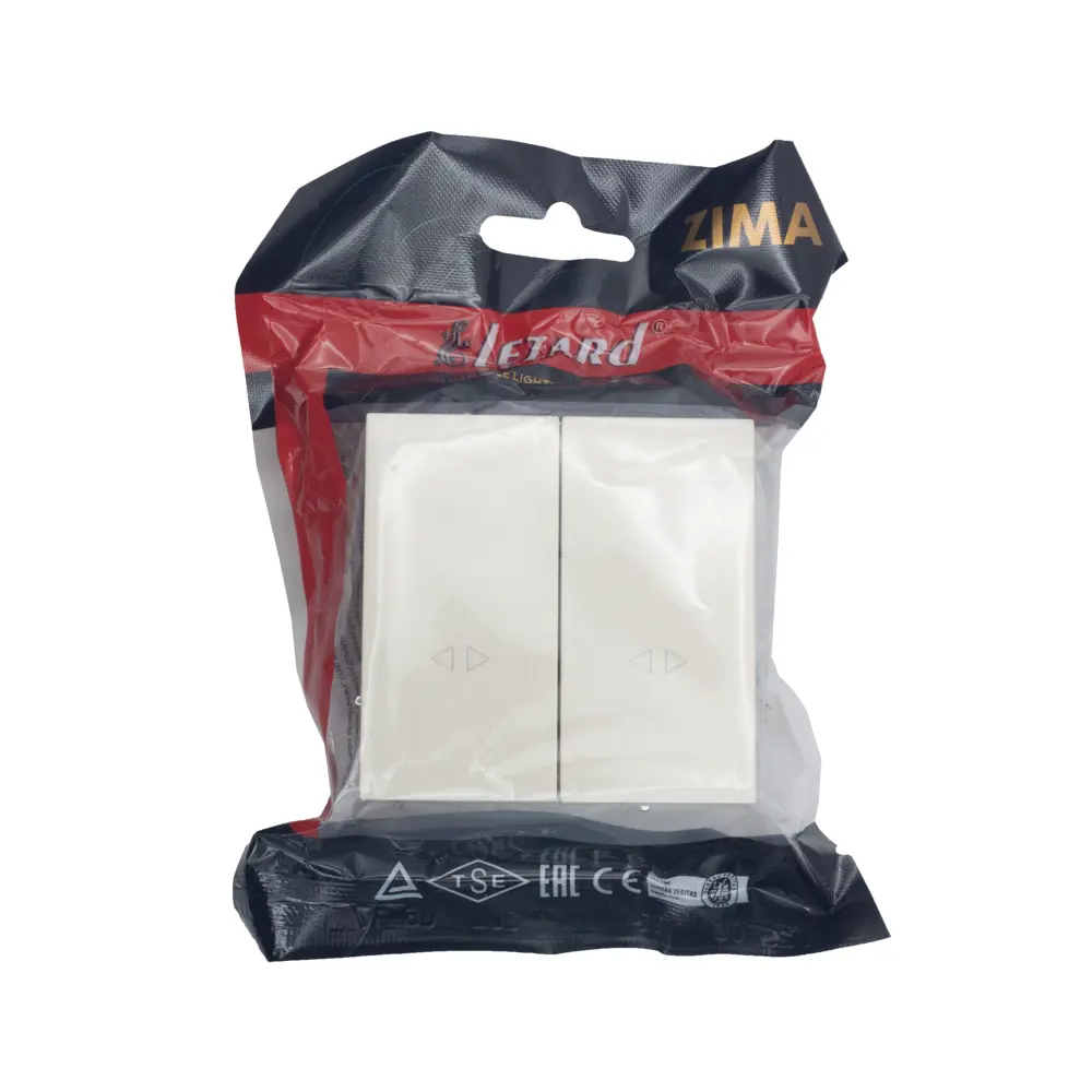 Фото 6 Выключатель промежуточный встраиваемый Zima 2 клавиши цвет слоновая кость Фото 6 Выключатель промежуточный встраиваемый Zima 2 клавиши цвет слоновая кость