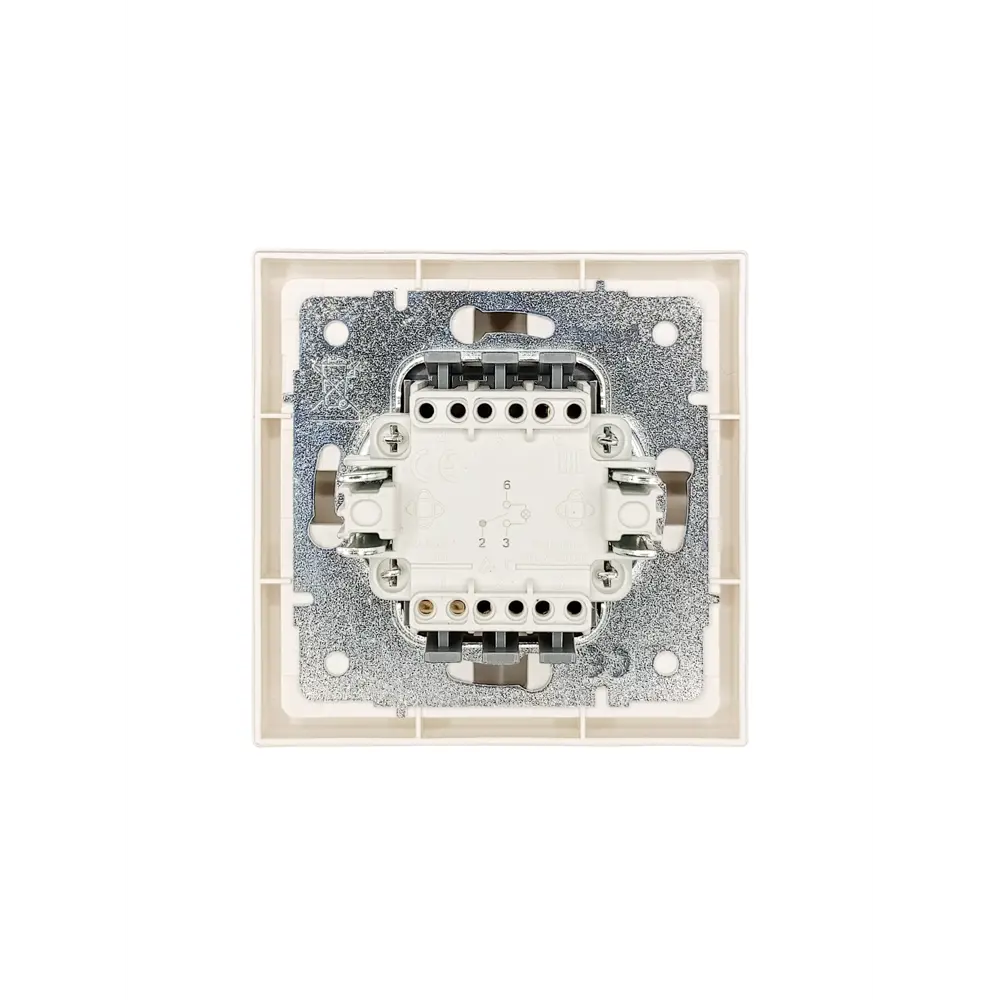 Фото 5 Выключатель проходной встраиваемый Zima 1 клавиша с подсветкой цвет слоновая кость Фото 5 Выключатель проходной встраиваемый Zima 1 клавиша с подсветкой цвет слоновая кость