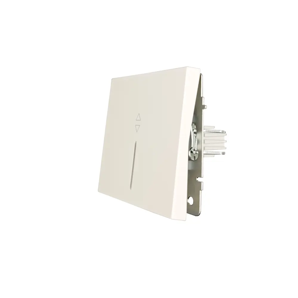 Фото 2 Выключатель проходной встраиваемый Zima 1 клавиша с подсветкой цвет слоновая кость Фото 2 Выключатель проходной встраиваемый Zima 1 клавиша с подсветкой цвет слоновая кость