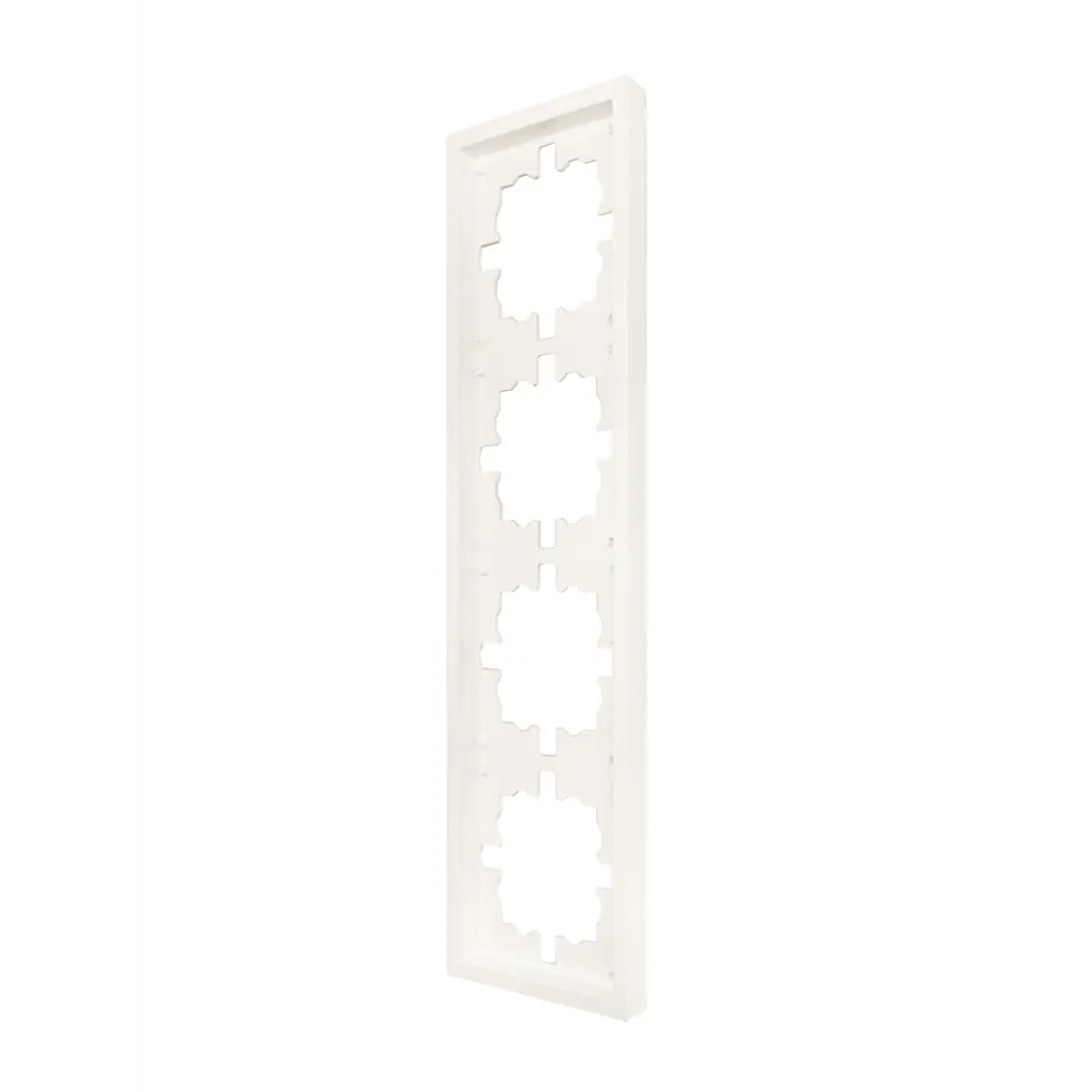 Фото 3 Рамка для розеток и выключателей Zima 4 поста цвет слоновая кость Фото 3 Рамка для розеток и выключателей Zima 4 поста цвет слоновая кость