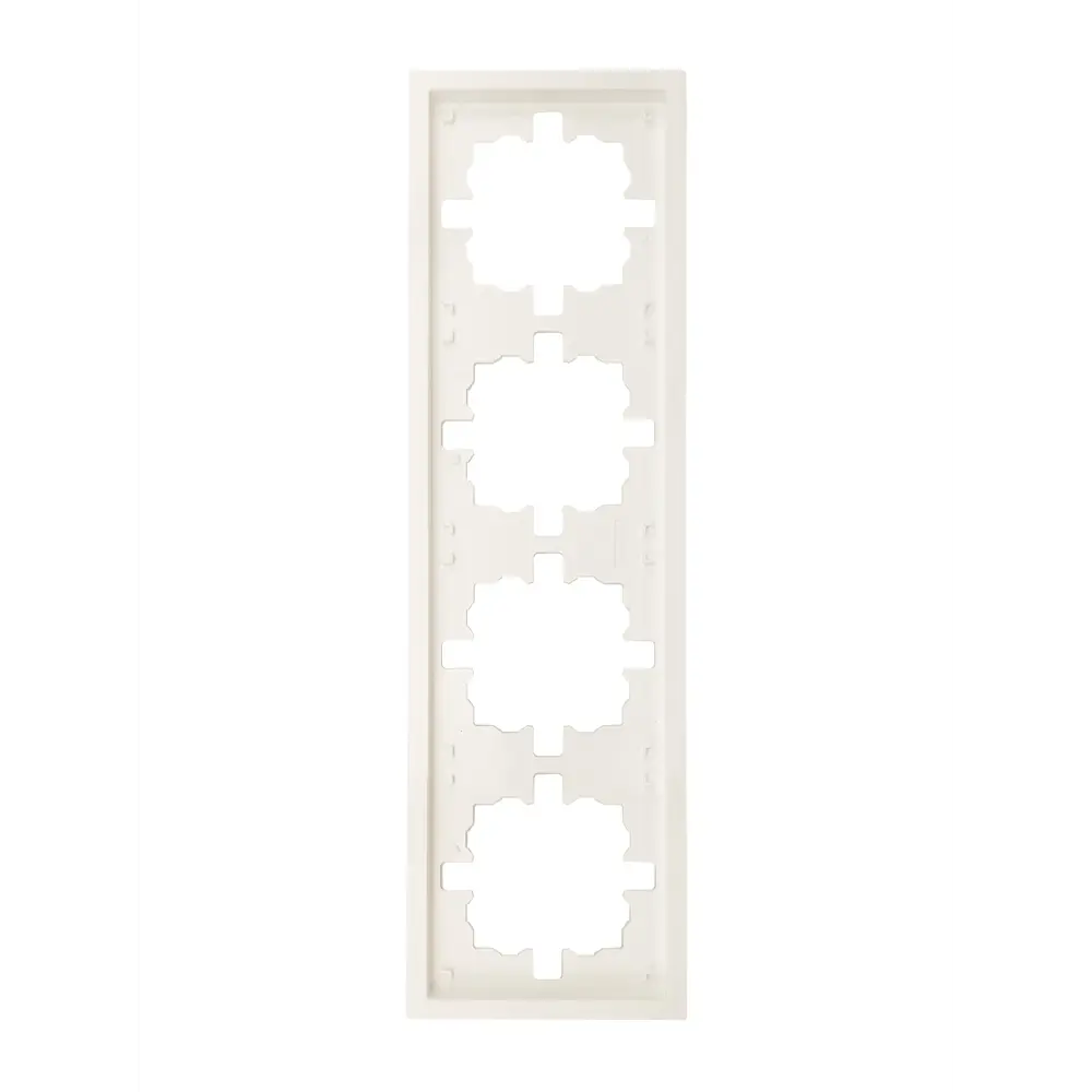 Фото Рамка для розеток и выключателей Zima 4 поста цвет слоновая кость Фото Рамка для розеток и выключателей Zima 4 поста цвет слоновая кость