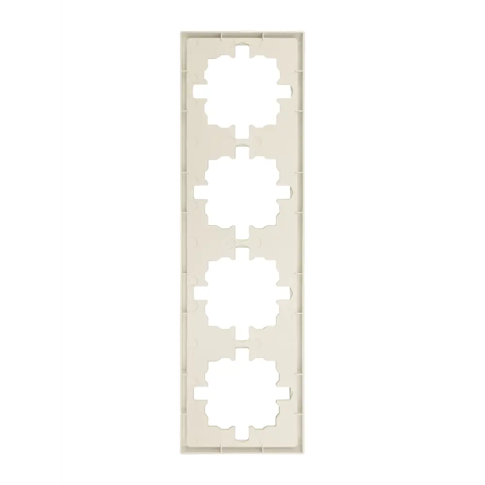 Фото 2 Рамка для розеток и выключателей Zima 4 поста цвет слоновая кость Фото 2 Рамка для розеток и выключателей Zima 4 поста цвет слоновая кость