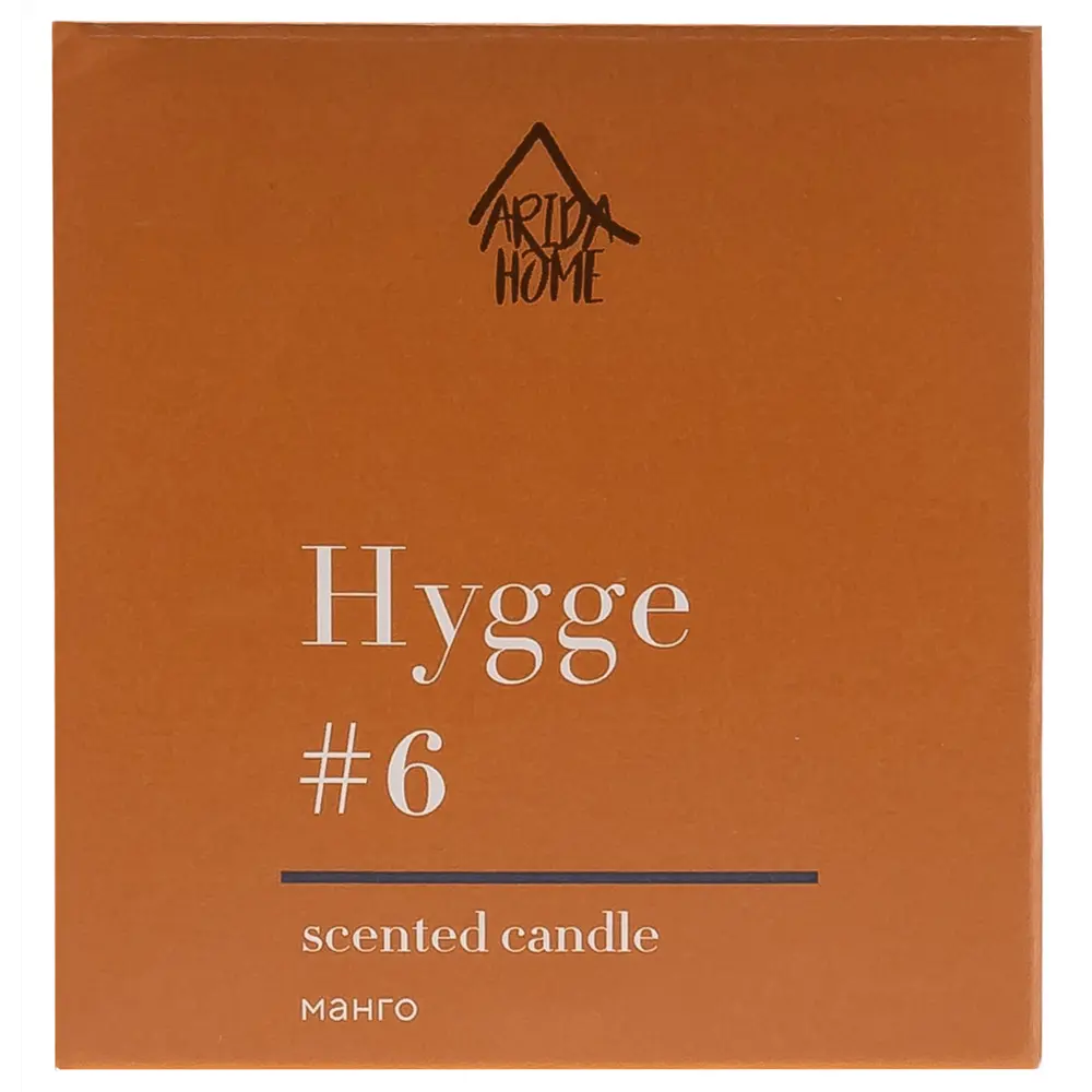 Фото 6 Свеча в стакане ароматизированная Arida Home Hygge N6 Манго Фото 6 Свеча в стакане ароматизированная Arida Home Hygge N6 Манго