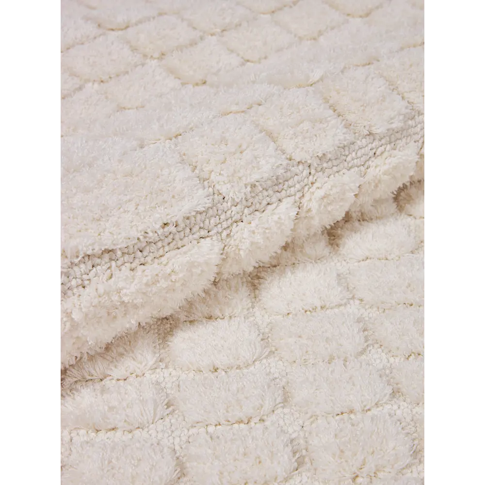 Фото 6 Ковер Ozkaplan Karpet Sofia 0E389A White-White М 80x150 см полиэстер