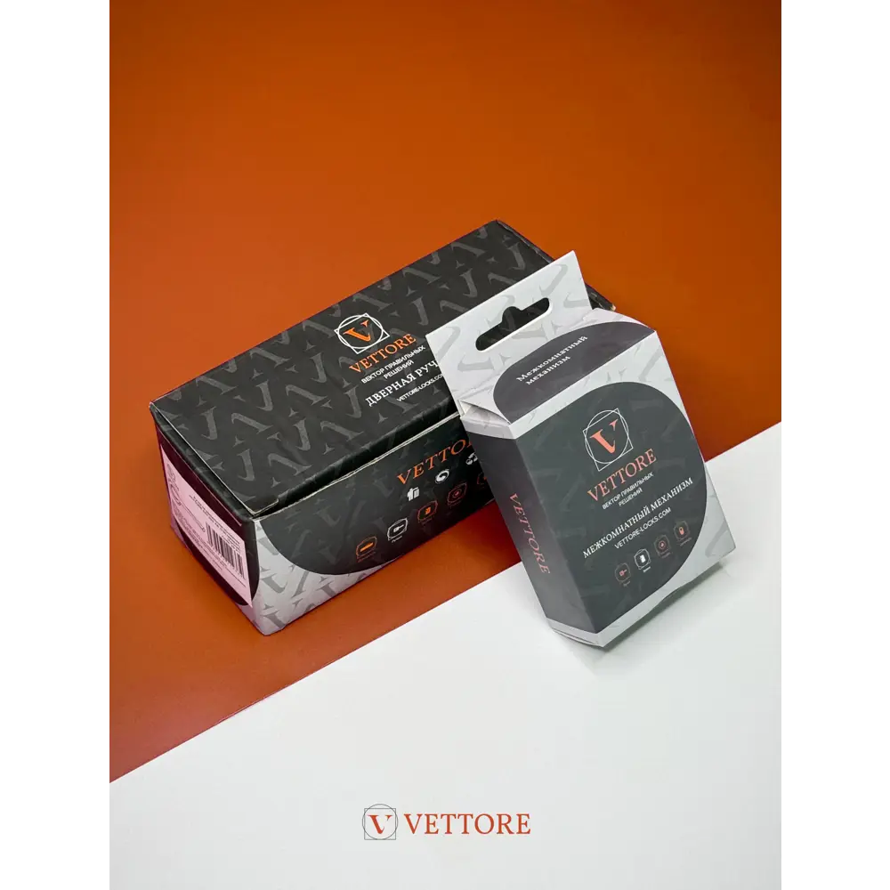 Фото 14 Ручка дверная R07.023 AB + Защелка C-03B 100 Kevlar AB бронза