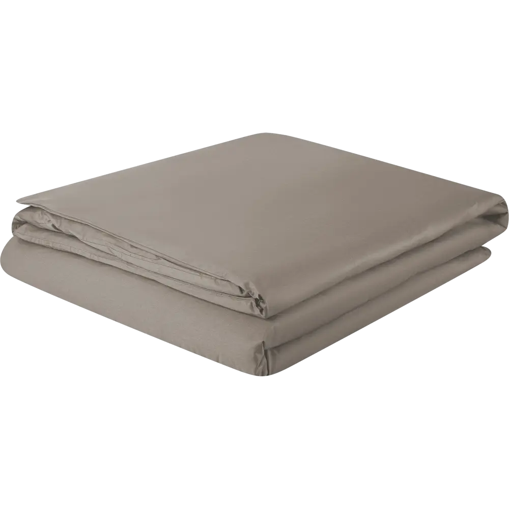 Фото Пододеяльник Inspire 175x215 см сатин цвет коричневый Фото Пододеяльник Inspire 175x215 см сатин цвет коричневый