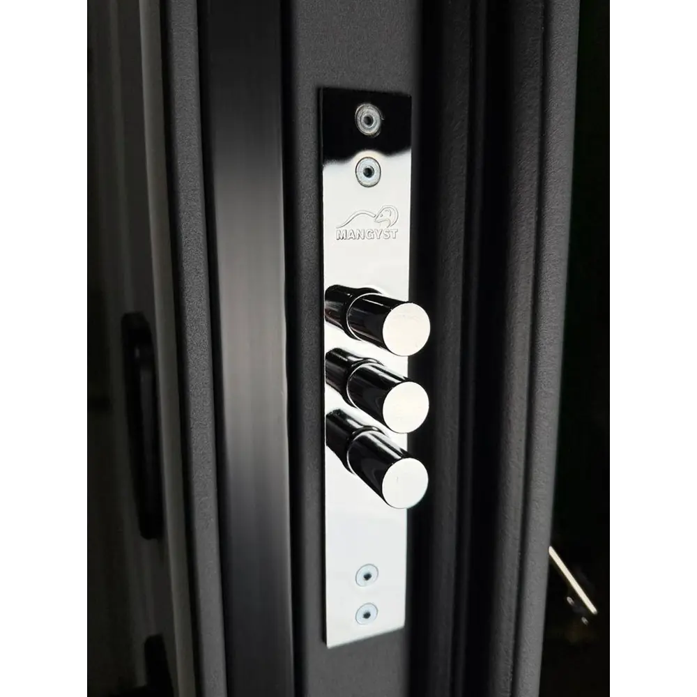 Фото 2 Входная дверь Superlock SL-103 левый 205x86см цвет графит/сатин белый Фото 2 Входная дверь Superlock SL-103 левый 205x86см цвет графит/сатин белый