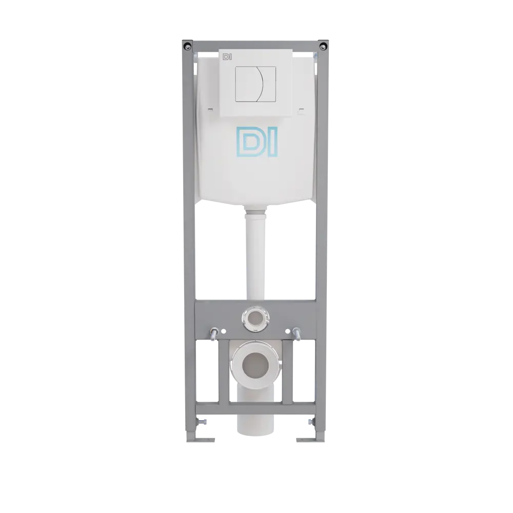 Фото 3 Инсталляция DI для подвесного унитаза с кнопкой цвет белый Фото 3 Инсталляция DI для подвесного унитаза с кнопкой цвет белый