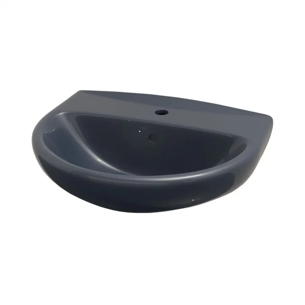 Фото 2 Раковина Керамин Гранд 55 с креплением цвет графит Фото 2 Раковина Керамин Гранд 55 с креплением цвет графит