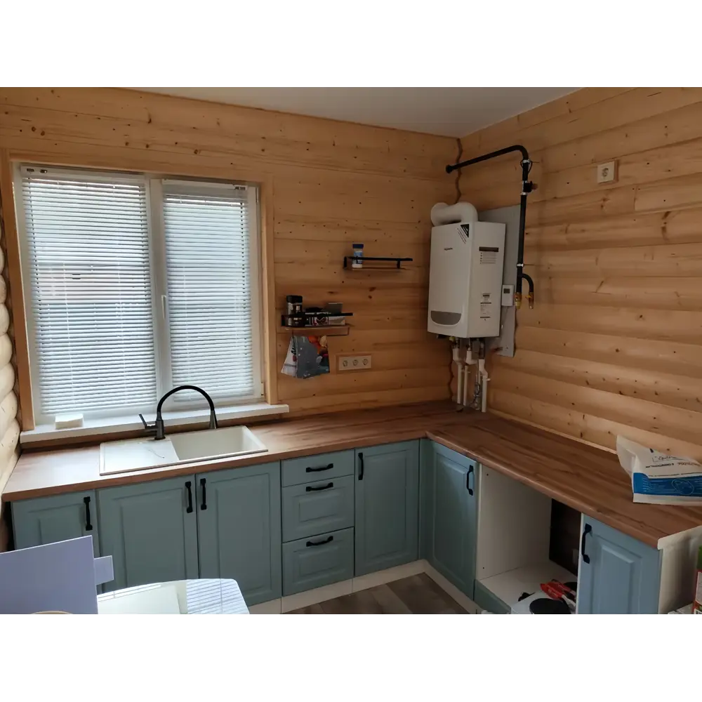 Фото 13 Навесной шкаф Romeo Bvmebel для вытяжки 60x36x31 см МДФ цвет голубая лагуна Фото 13 Навесной шкаф Romeo Bvmebel для вытяжки 60x36x31 см МДФ цвет голубая лагуна