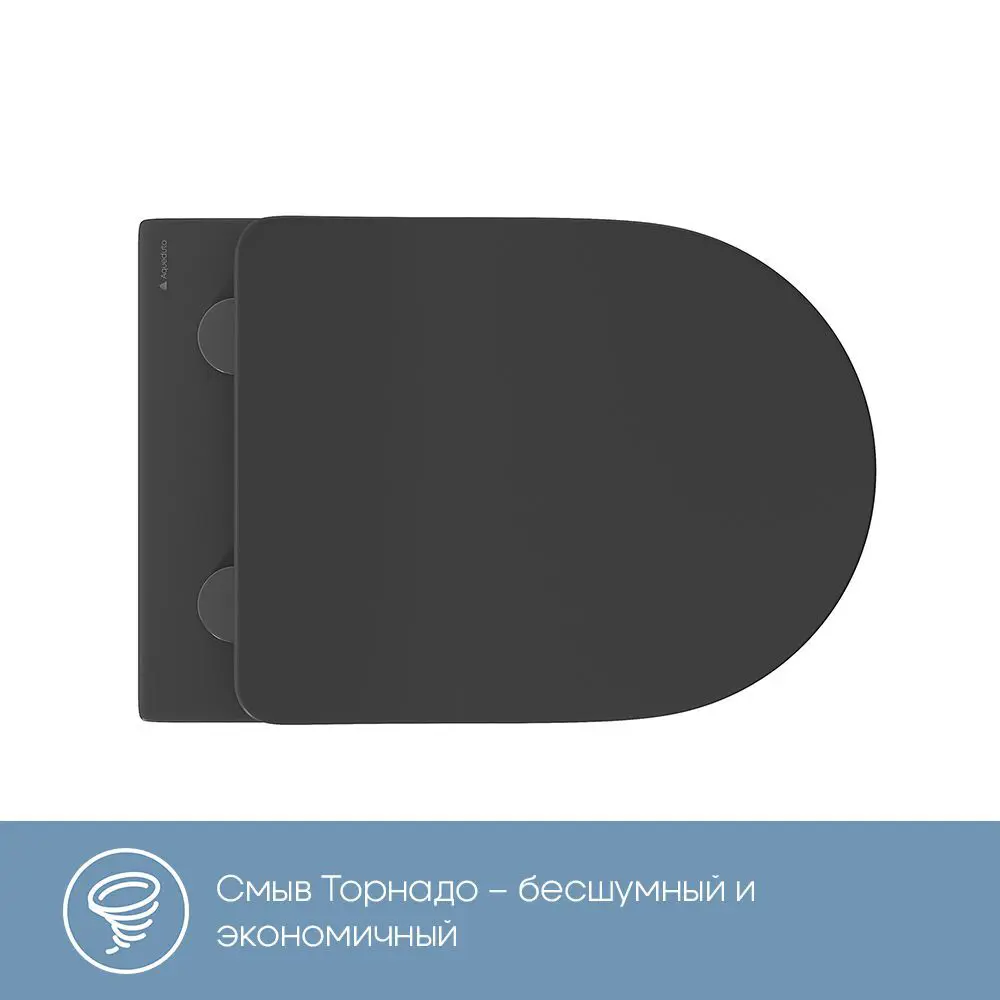 Фото 10 Комплект инсталляция с унитазом Alentori ALS.SIS1101.CRCV0240 цвет черный