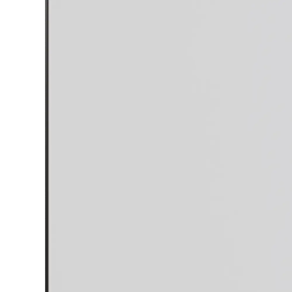 Фото 2 Дверь межкомнатная глухая Invisible 70x230 см грунт правая цвет белый/черный с замком