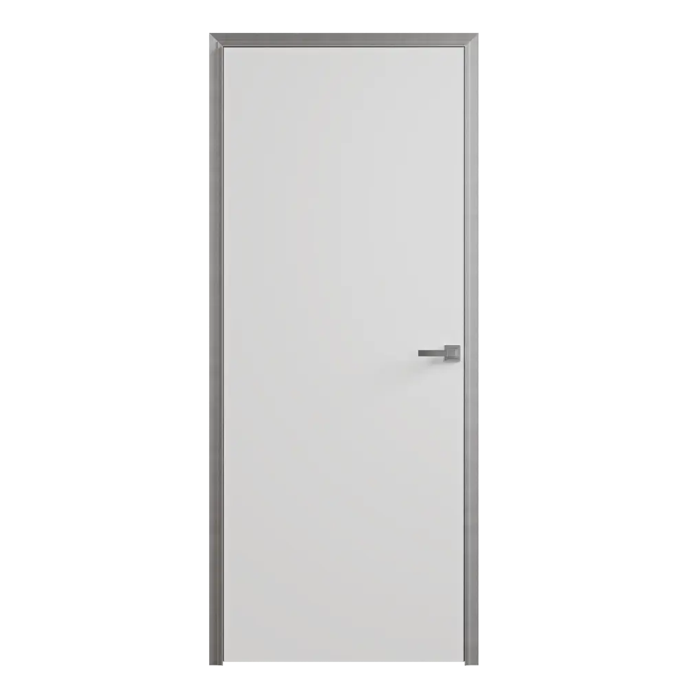 Фото Дверь межкомнатная глухая Invisible 90x210 см грунт цвет белый с замком Фото Дверь межкомнатная глухая Invisible 90x210 см грунт цвет белый с замком