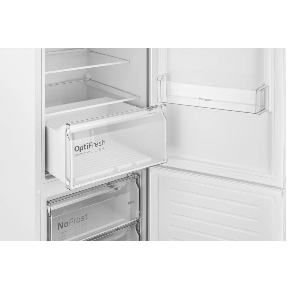 Фото 8 Холодильник Weissgauff WRK 2010 D Inverter NoFrost White Soft Close 60x203 см цвет белый Фото 8 Холодильник Weissgauff WRK 2010 D Inverter NoFrost White Soft Close 60x203 см цвет белый