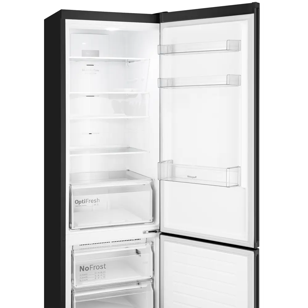 Фото 7 Холодильник Weissgauff WRK 2010 D Inverter NoFrost Black Soft Close 60x203 см цвет черный Фото 7 Холодильник Weissgauff WRK 2010 D Inverter NoFrost Black Soft Close 60x203 см цвет черный