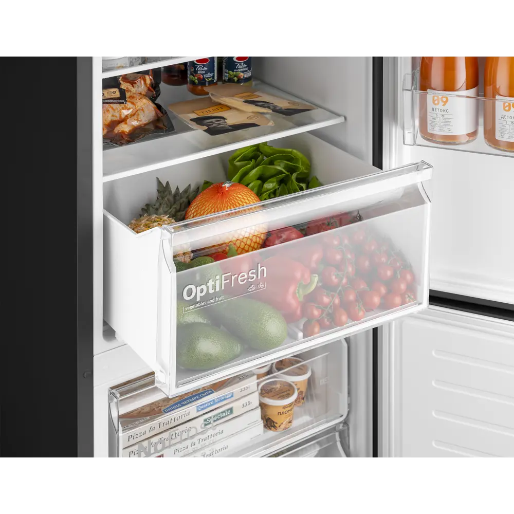 Фото 9 Холодильник Weissgauff WRK 2010 D Inverter NoFrost Black Soft Close 60x203 см цвет черный Фото 9 Холодильник Weissgauff WRK 2010 D Inverter NoFrost Black Soft Close 60x203 см цвет черный