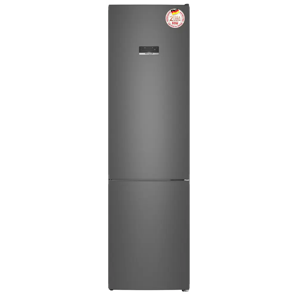 Фото Холодильник Weissgauff WRK 2010 D Inverter NoFrost Dark Grey Soft Close 60x203 см цвет темно-серый Фото Холодильник Weissgauff WRK 2010 D Inverter NoFrost Dark Grey Soft Close 60x203 см цвет темно-серый