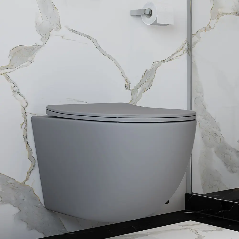 Фото 13 Комплект инсталляция и унитаз: инсталляция Am.pm I012711.0101OV2130 ErgoFit, клавиша ErgoFit L белый глянцевый, унитаз Vortex Торнадо Soft-Close овал