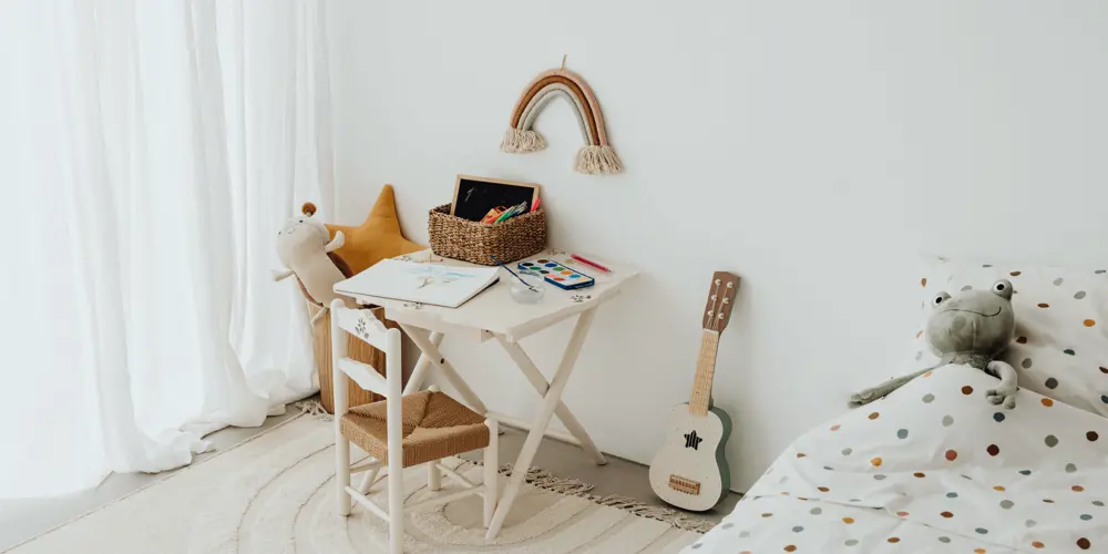 Детская в светлых тонах.