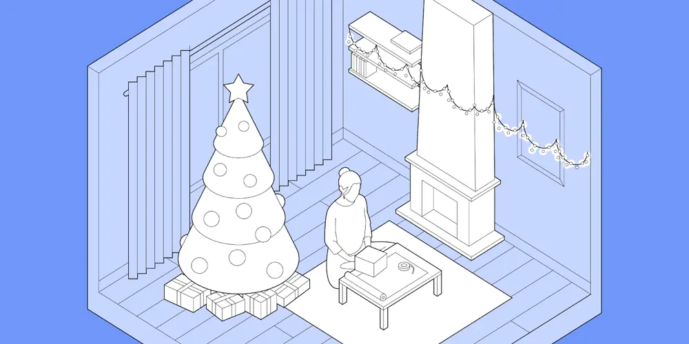 Украшение ёлки.