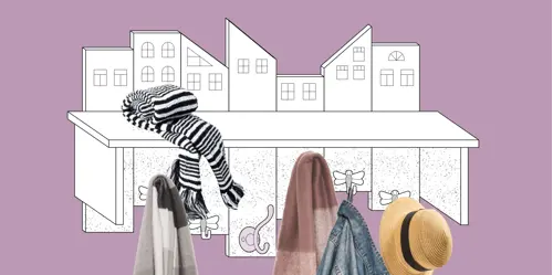 Настенная декоративная вешалка своими руками