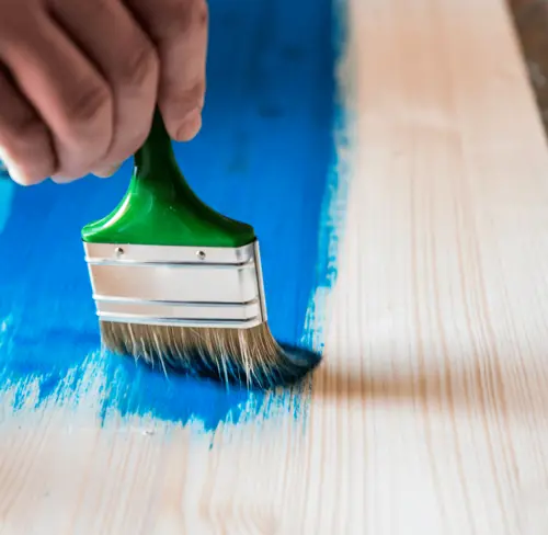 Покраска столешницы.