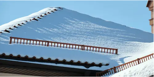 Как установить снегозадержатели и спасти крышу дома от снега