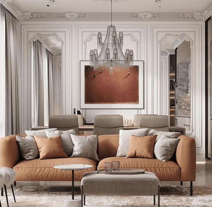 Неоклассическая гостиная.