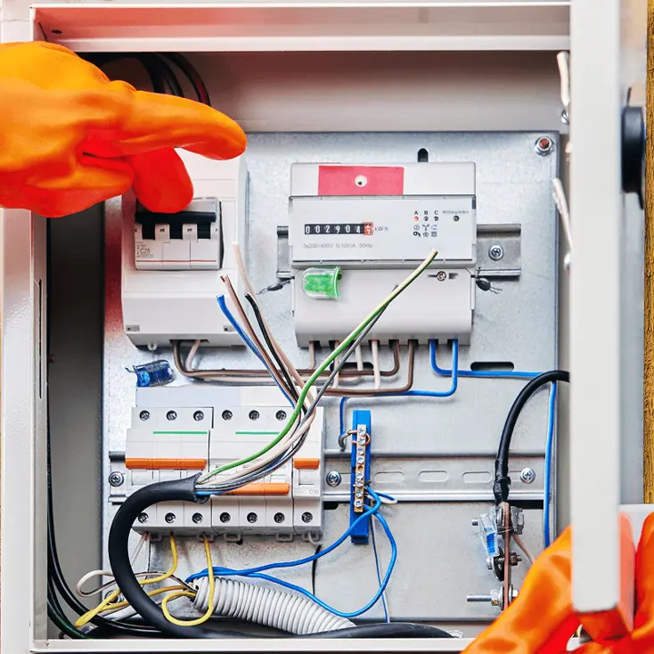 Перед началом работы с электропроводкой важно выключать питание.