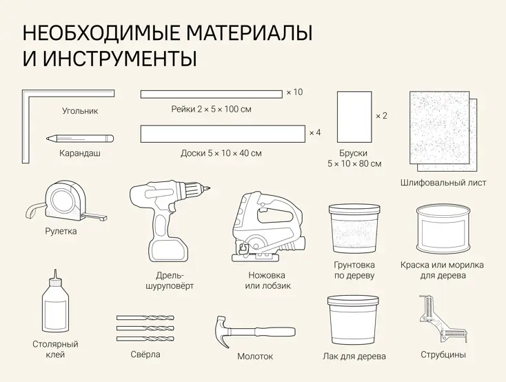 Материалы для работы.
