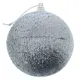 Шар ёлочный, 8 см, цвет серебристый