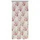Штора на ленте «Цветы» 160х260 см цвет кремово-красный
