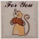 Декор «Cats beige motyw B» 9.8x9.8 см